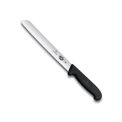 Nož za kruh 21 cm, crna, plastika, Victorinox