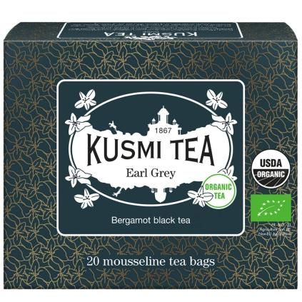 Crni čaj EARL GREY, 20 vrećica muslin čaja, Kusmi Tea