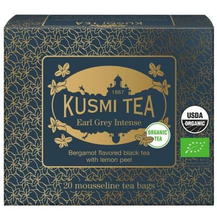 Crni čaj EARL GREY INTENSE, 20 vrećica muslin čaja, Kusmi Tea