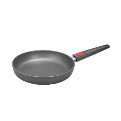 Tava s neprijanjajućim premazom TITANIUM NOWO, 26 cm, za indukciju, uklonjiva ručka, titan, WOLL