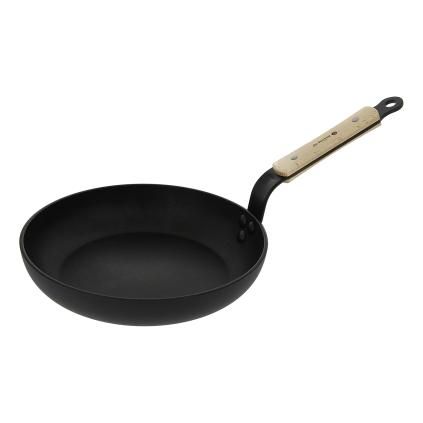 Tava s neprijanjajućim premazom CHOCK B BOIS, 20 cm, drvena drška, de Buyer