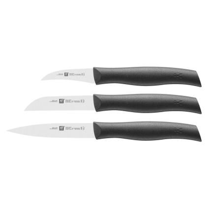 Komplet noževa TWIN GRIP, set od 3 kom, crna, ZWILLING