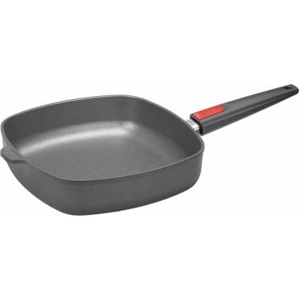 Tava s neprijanjajućim premazom TITANIUM NOWO, 28 x 28 cm, za indukciju, uklonjiva ručka, titan, WOLL