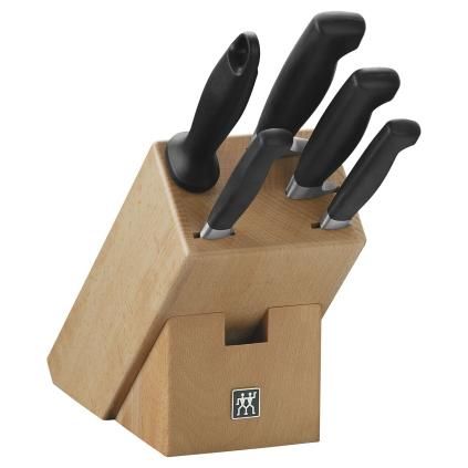 Set blok noževa TWIN FOUR STAR, 6 kom, bukva, Zwilling