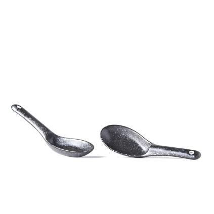 Japanska žlica, 15 cm, crna mat, MIJ