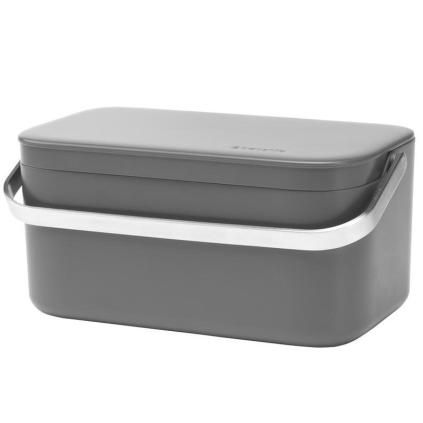 Kanta za otpatke hrane, 1,8 l, siva, Brabantia