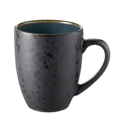 Šalica za čaj, 300 ml, crno/zeleno, kamenina, Bitz