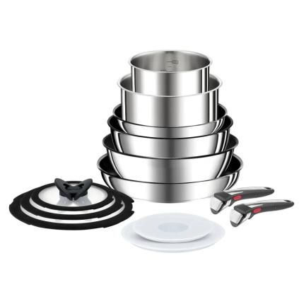 Set posuđa INGENIO PREFERENCE ON L9749432, set od 13 kom, inox, Tefal