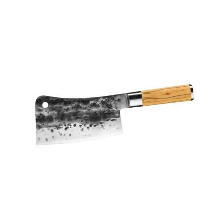 Kuhinjska sjekira OLIVE, 19 cm, ručka od maslinovog drva, Forged