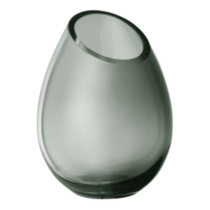 Vaza DROP, 16,5 cm, dimljeno staklo ,Blomus