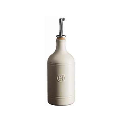 Dozator za ulje, 450 ml, krem, glina, Emile Henry