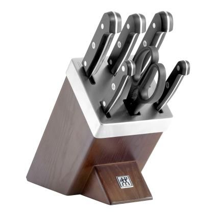 Set blok noževa GOURMET, 7 kom, čokoladni pepeo, Zwilling