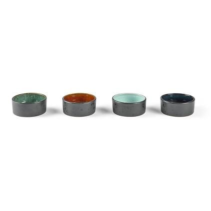 Zdjela za tapas, 7,5 cm, set od 4 kom, crna, Bitz