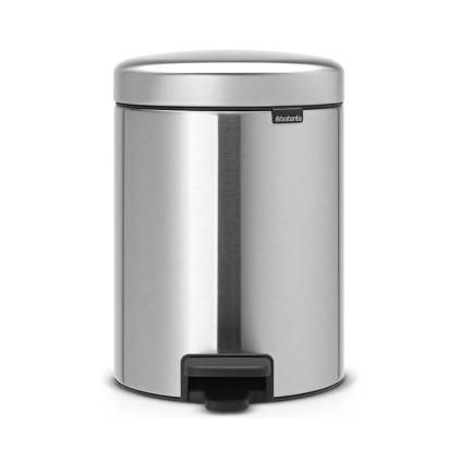 Kanta s pedalom NEWICON, 5 l, mat čelik, Brabantia