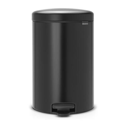 Kanta s pedalom NEWICON, 20 l, mat crna, Brabantia