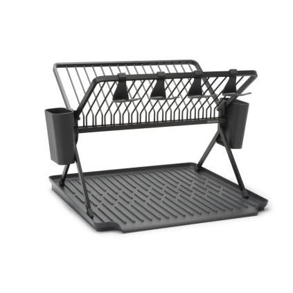 Stalak za sušenje posuđa, 51 cm, sklopiva, siva, Brabantia