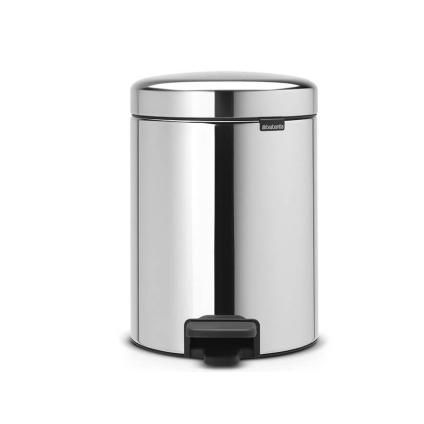 Kanta s pedalom NEWICON, 5 l, sjajni čelik, Brabantia