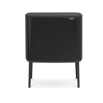 Kanta za otpatke na dodir BO, 11 + 23 l, mat crna, Brabantia