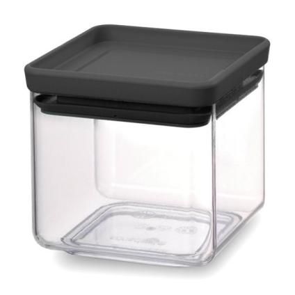 Posuda za čuvanje hrane TASTY PLUS, 700 ml, tamno siva, plastika, Brabantia