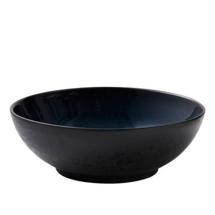 Zdjela za salatu, 30 cm, crna/tamnoplava, Bitz