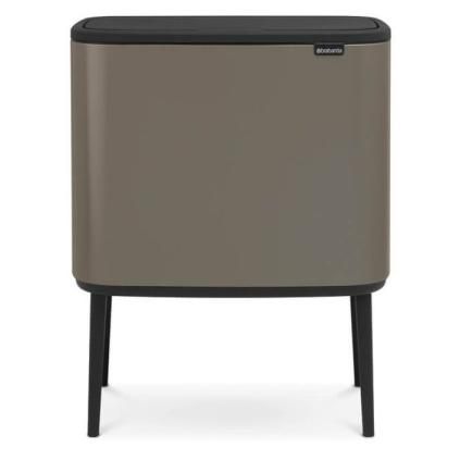 Kanta za otpatke na dodir BO, 3 x 11 l, platina, Brabantia