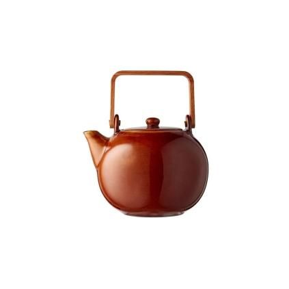 Čajnik s infuzorom za čaj, 1,2 l, amber, hrastova ručka, Bitz