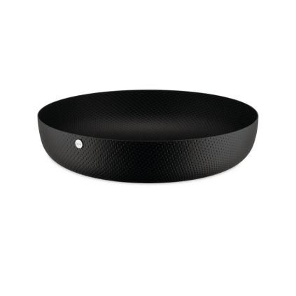 Zdjela za voće TEXTURE, 21 cm, crna, Alessi