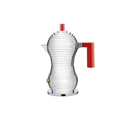 Aparat za espresso kavu PULCINA, 70 ml, crvena, Alessi