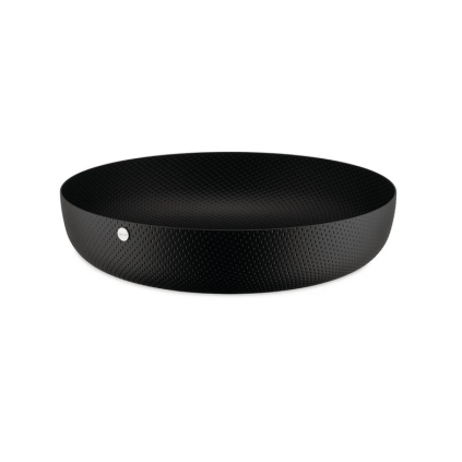Zdjela za voće TEXTURE, 29 cm, crna, Alessi