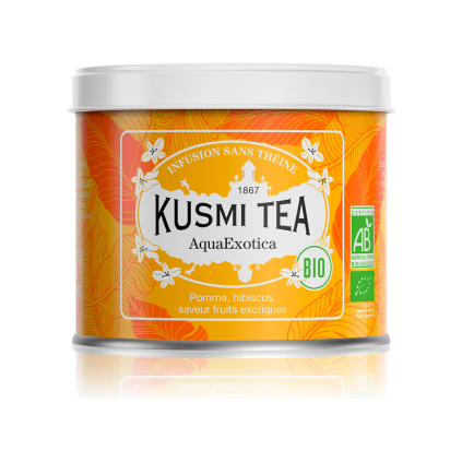 Voćni čaj AQUAEXOTICA, limenka čaja od 100 g u listovima, Kusmi Tea