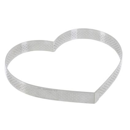 Kalup za pečenje, 18 cm, u obliku srca, nehrđajući čelik, de Buyer