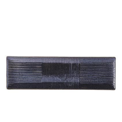 Tanjur za sushi i sashimi, 33 x 10 cm, crni, MIJ