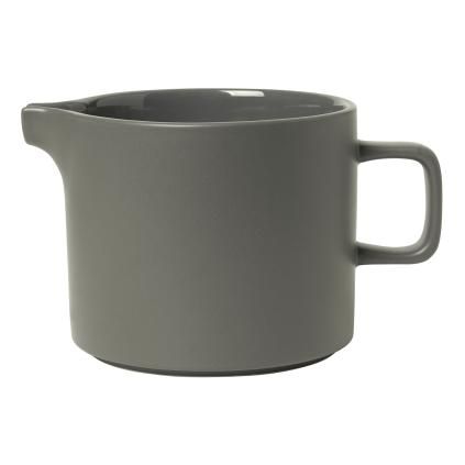Vrč za mlijeko PILAR, 1 l, tamno siva, keramika, Blomus