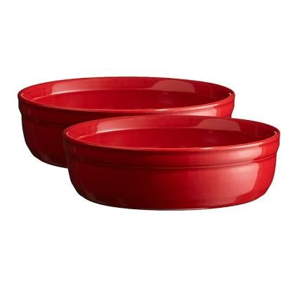 Posuda za crème brûlée, 12 cm, set od 2 kom, bordo crvena, Emile Henry