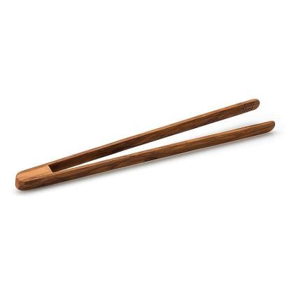 Pinceta za posluživanje 40 cm, smeđa, drvo, Continenta