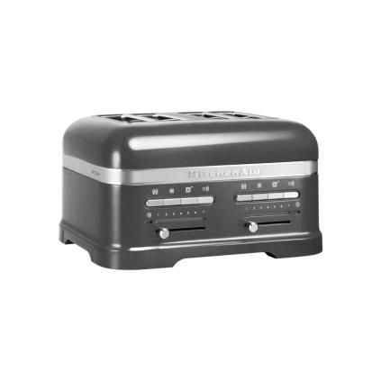 Toster ARTISAN, 4 kriške, srebrno siva, KitchenAid