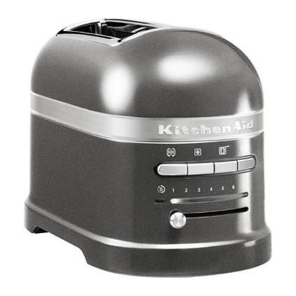 Toster ARTISAN, 2 kriške, srebrno siva, KitchenAid