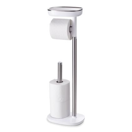 stalak za role papira EASYSTORE 68 cm, srebrna / bijela, nehrđajući čelik, Joseph Joseph