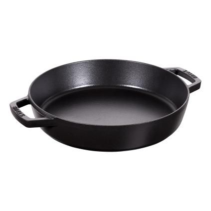 Tava za posluživanje, 26 cm, crna, lijevano željezo, Staub