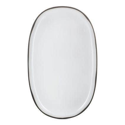 Oval za posluživanje CARACTERE, 35 cm, bijela, REVOL