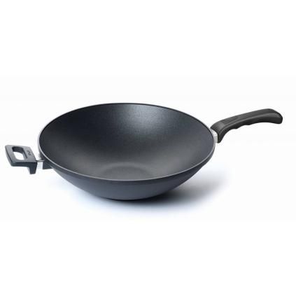 Wok TITANIUM NOWO, 32 cm, s ručkom, titan, WOLL