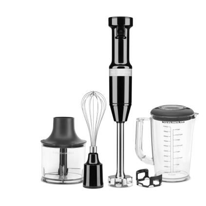 Ručni blender 5KHBV83EOB, crna, KitchenAid