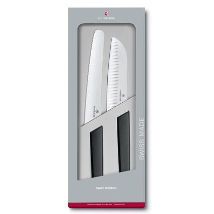 Set noževa SWISS MODERN, 2 kom, crna, Victorinox