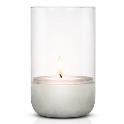 Držač za svijeće CALMA M, 22,5 cm, svijetlo siva, Blomus