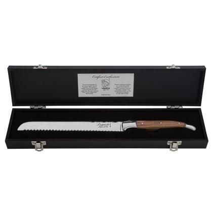 Nož za kruh LAGUIOLE LUXURY, 20 cm, maslinovo drvo, Laguiole
