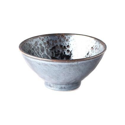 Zdjela za posluživanje BLACK PEARL 15 cm, 450 ml, crna, keramika, MIJ