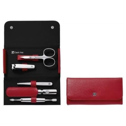 Set za manikuru BT CLASSIC INOX, 5 kom, crveni, Zwilling