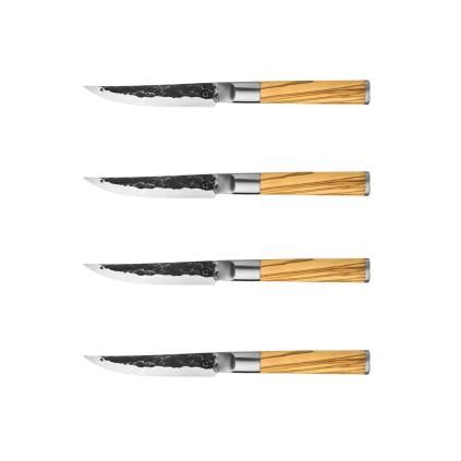 Nož za odreske OLIVE, set od 4 kom, Forged