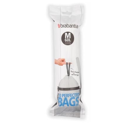 Vreće za smeće M PerfectFit, 60 l, 10 kom, Brabantia