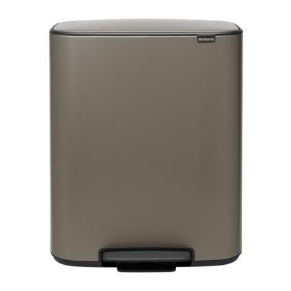 Kanta s pedalom BO, 60 l, platina, Brabantia